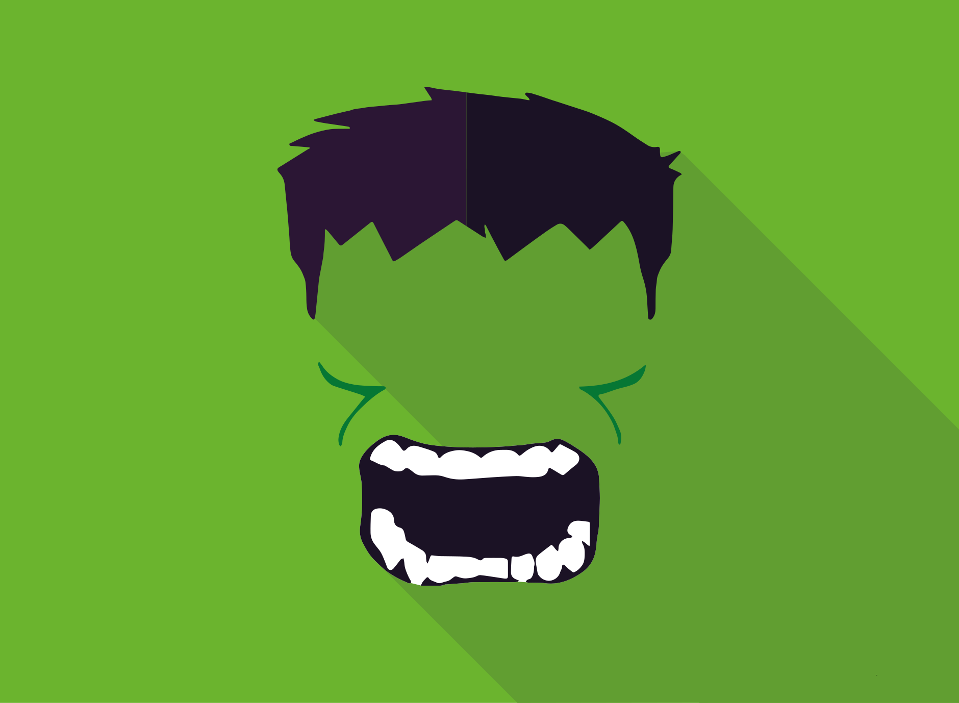 Tapis vinyle pour enfants Super héros vert - TenStickers