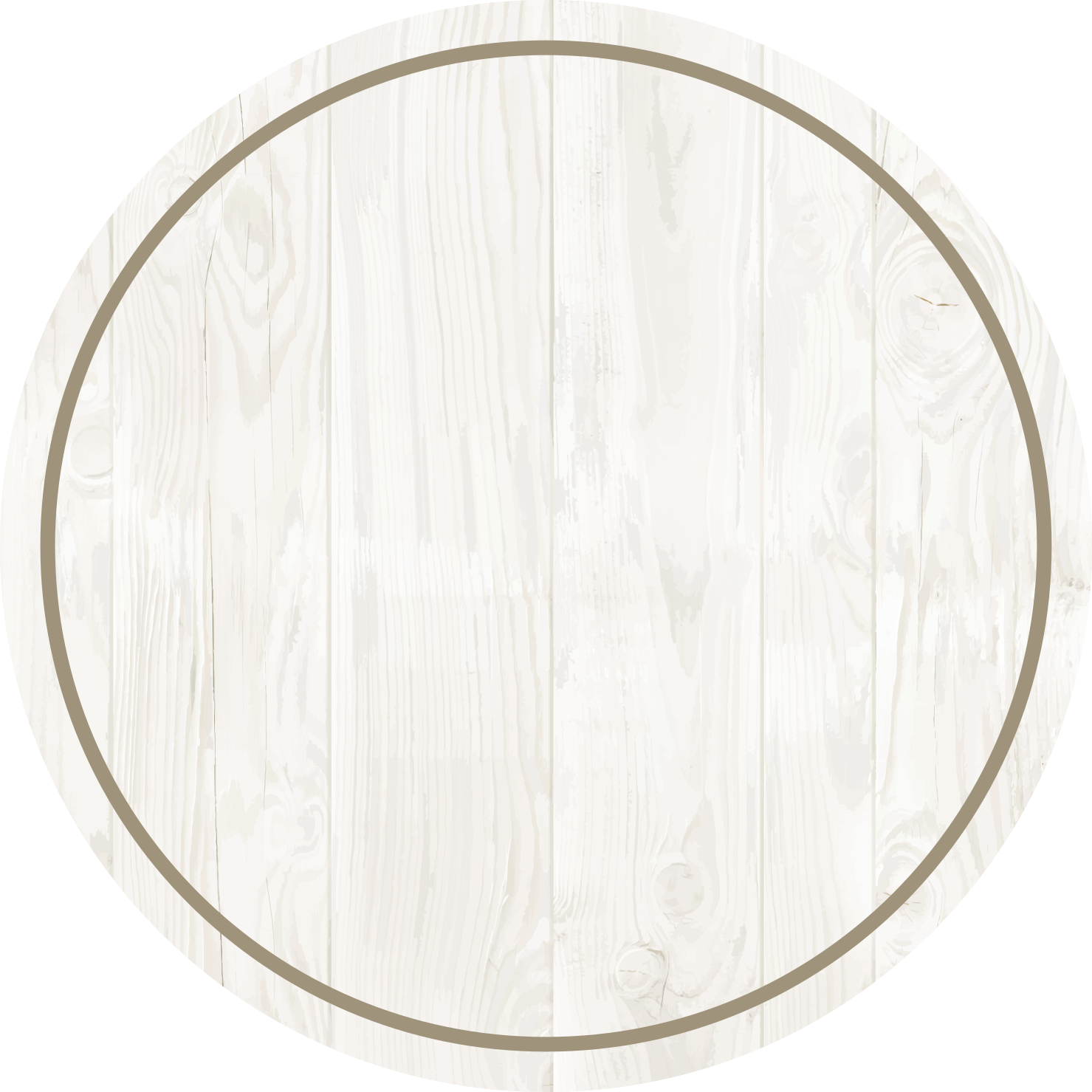 Tapis vinyle retro bois blanc - TenStickers