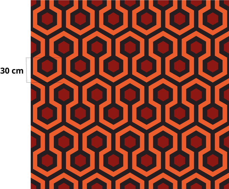 Tapis vinyle motif moquette Shining - TenStickers
