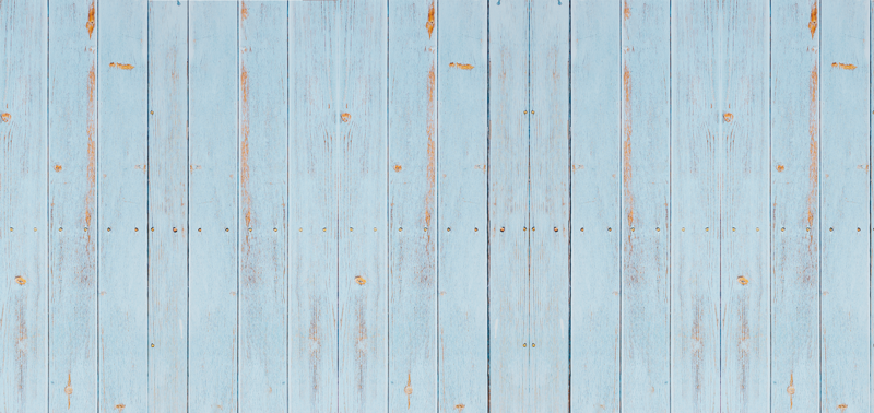 Tapis vinyle effet bois bleu clair - TenStickers