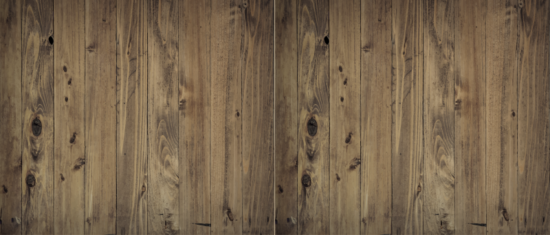 Tapis vinyle cuisine bois usé - TenStickers