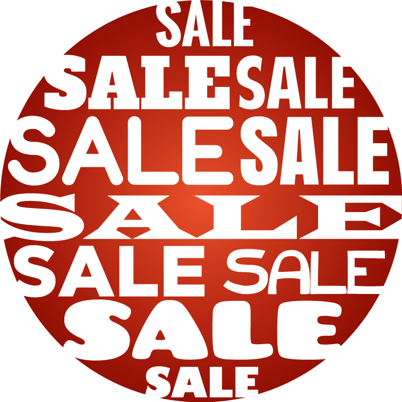 Tapis vinyle rouge ventes de forme circulaire - TenStickers