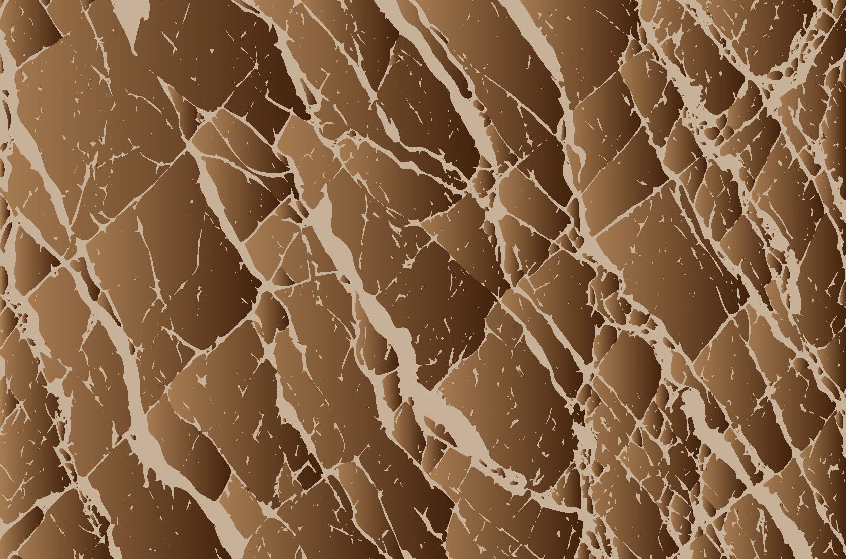 Tapis vinyle salle a manger effet marbre marron - TenStickers