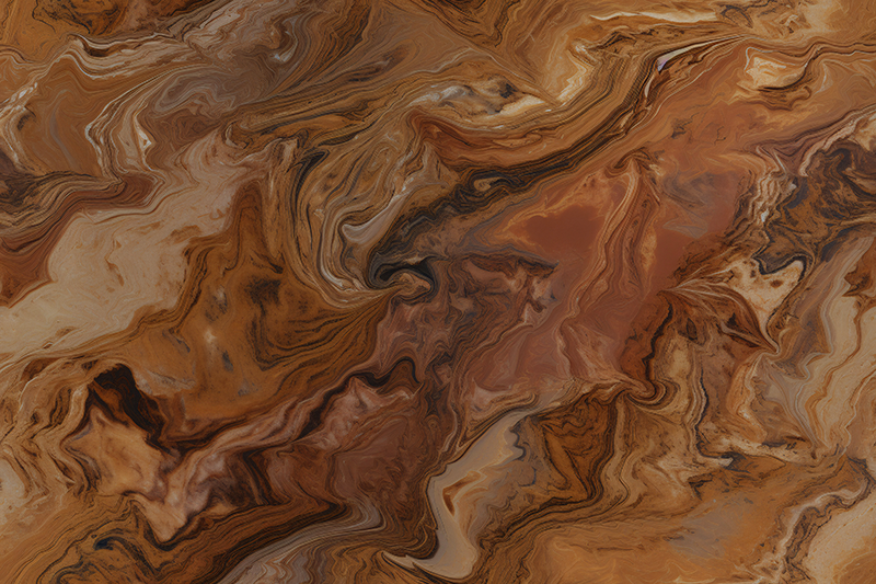 Tapis vinyle marbre nuances marron naturel - TenStickers