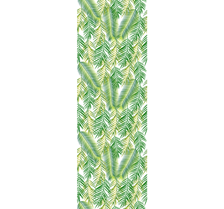 Papier peint feuillage conception de verdure luxuriante - TenStickers