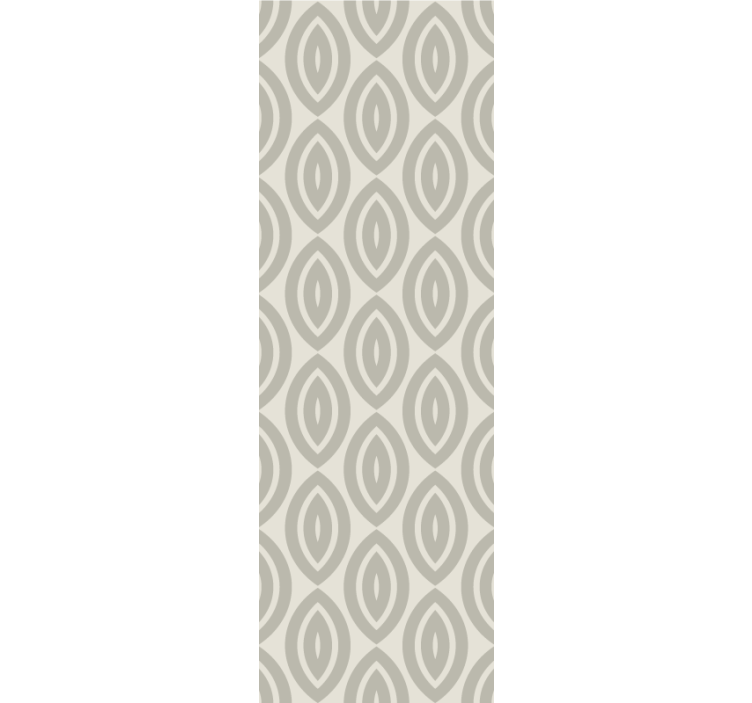 Papier peint motif formes de feuilles élégantes - TenStickers