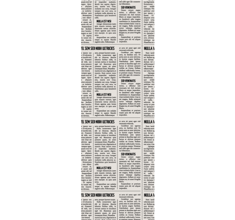 Papier peint rayé style journal vintage - TenStickers