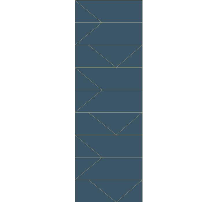 Papier peint salon formes de flèches géométriques - TenStickers