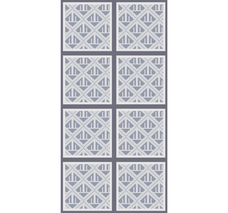 Papier peint motif disposition géométrique des blocs - TenStickers