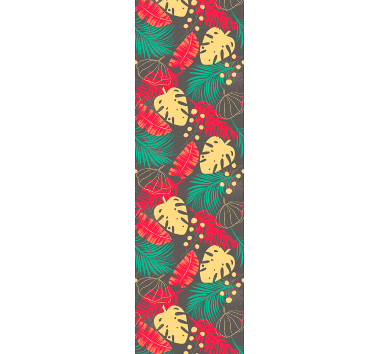 Papier peint jungle motif de monstera tropical - TenStickers