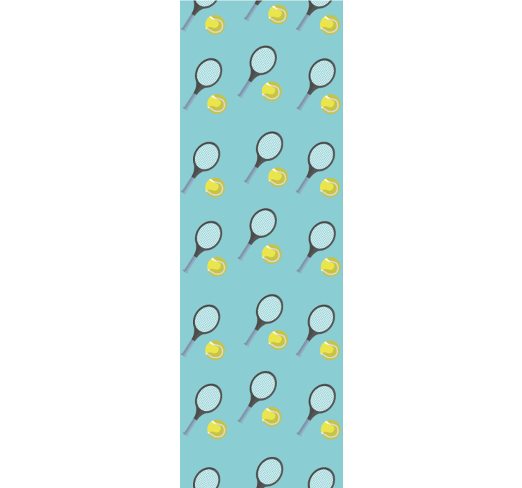 Papier peint art modèle de tennis - TenStickers