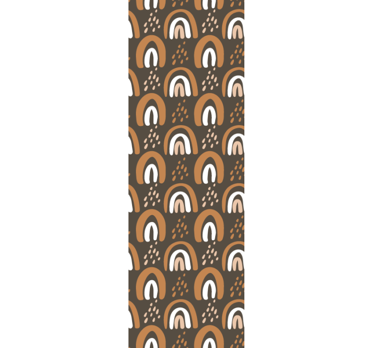 Papier peint formes géometriques motif d'arc géométrique - TenStickers