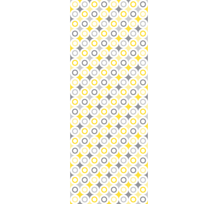 Papier peint cercles motif circulaire - TenStickers