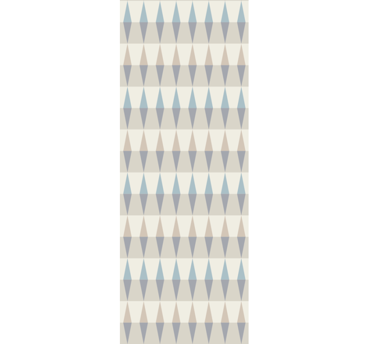 Papier peint formes géometriques motif de diamant stylisé - TenStickers