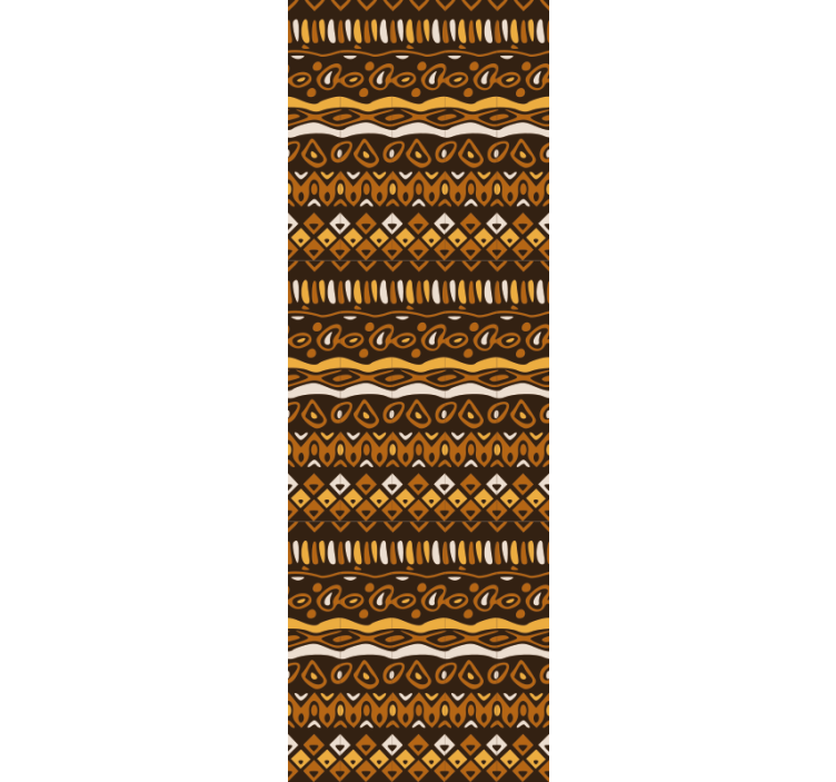 Papier peint ornemental motif tribal - TenStickers