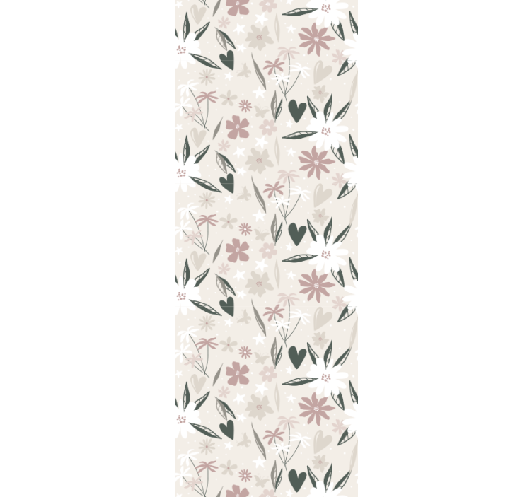 Papier peint floral botanique florale - TenStickers