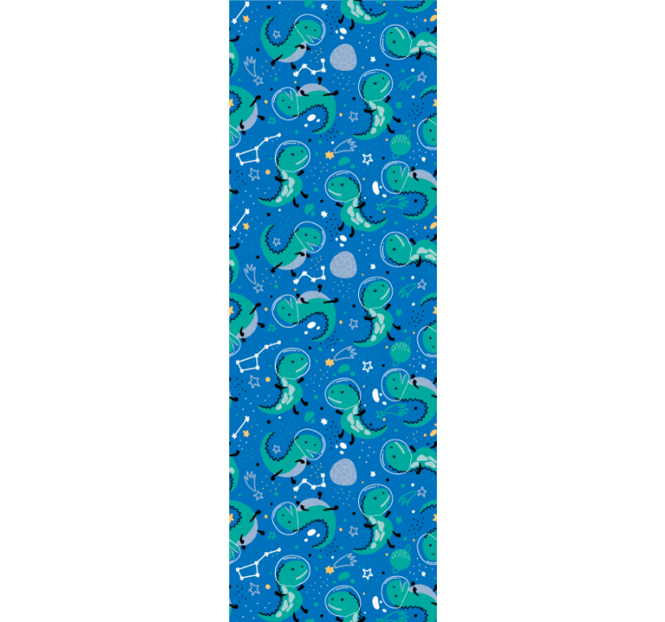 Papier peint dinosaures et constellations - TenStickers