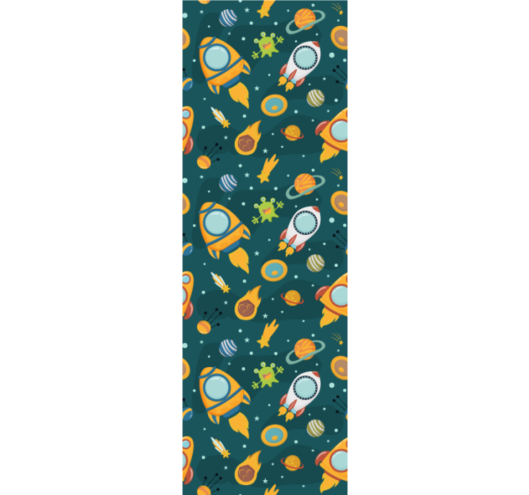 Papier peint paysage imagerie d'exploration spatiale - TenStickers