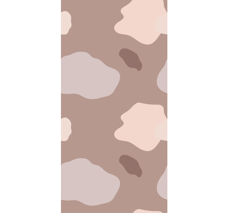 Papier peint chambre motif de nuage abstrait - TenStickers