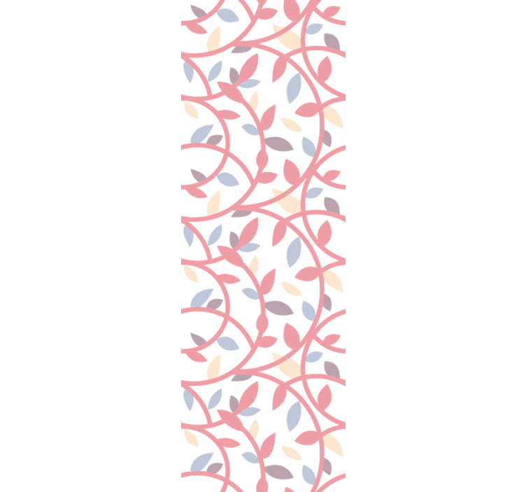 Papier peint ornemental vignes entrelacées - TenStickers