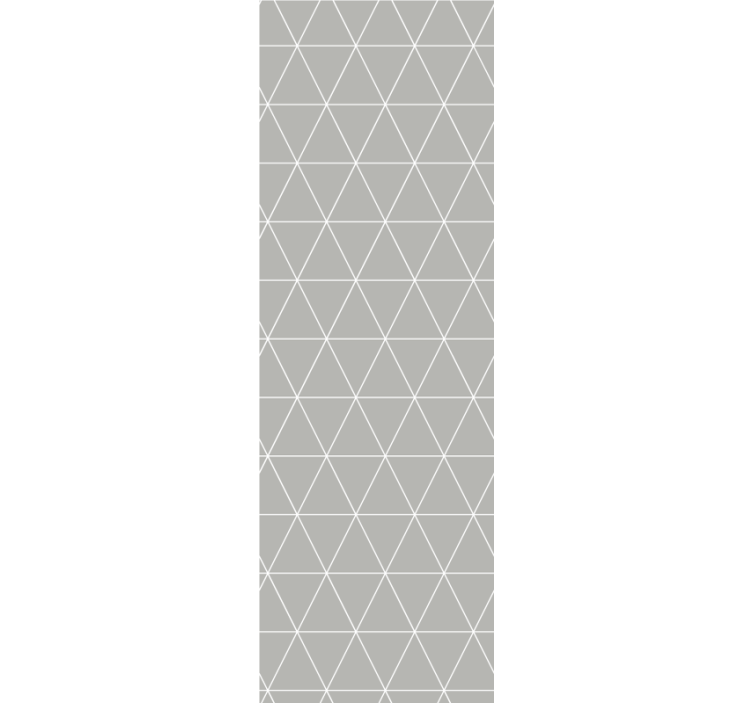 Papier peint formes géometriques triangles gris élégants - TenStickers