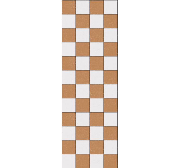 Papier peint carreaux de ciment motif carré - TenStickers