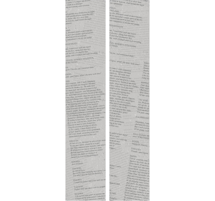 Papier peint texte Écriture de scénario littéraire - TenStickers