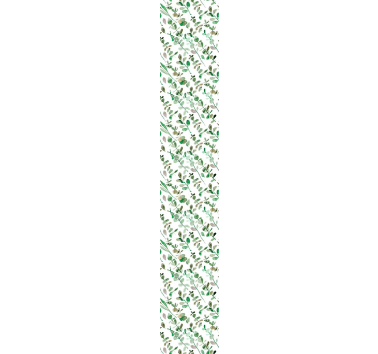 Papier peint feuillage motif de verdure délicat - TenStickers