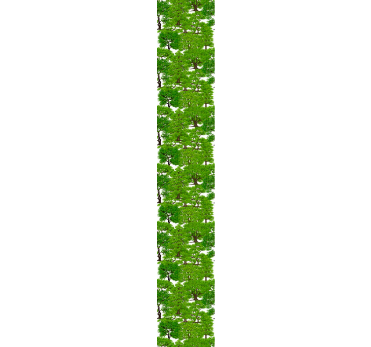 Papier peint arbres motif de forêt réaliste - TenStickers