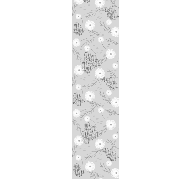 Papier peint fleuri motif floral de pissenlit - TenStickers