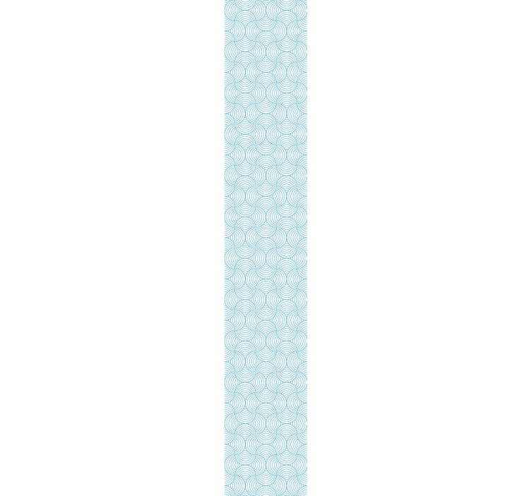 Papier peint salon détail du motif en spirale - TenStickers