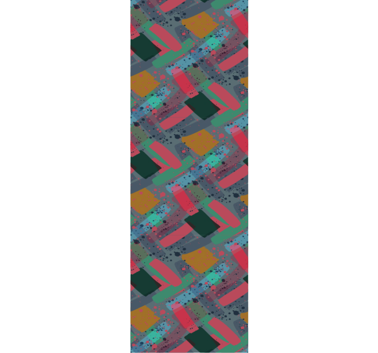 Papier peint carrés fusion de motifs - TenStickers