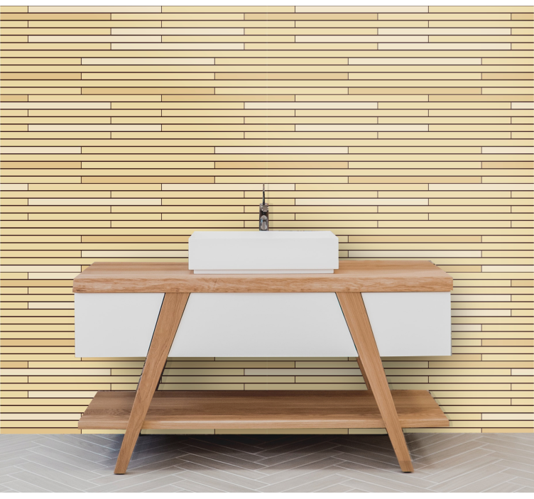 Papier peint briques motif de brique - TenStickers