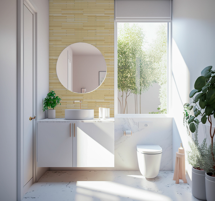 Papier peint briques motif de brique - TenStickers