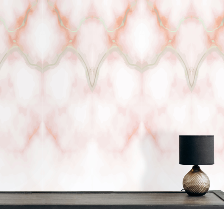 Papier peint abstrait formes abstraites organiques - TenStickers