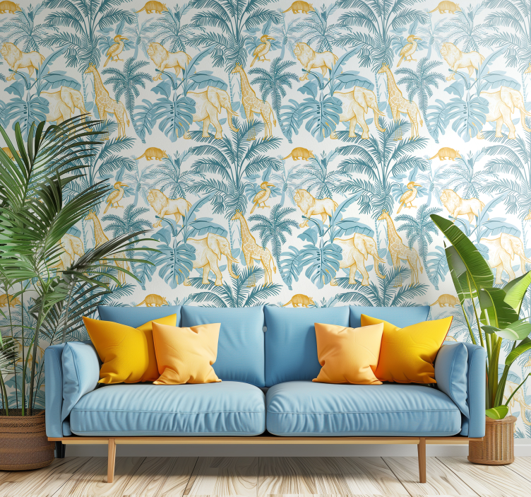 Papier peint animaux modèle africain - TenStickers