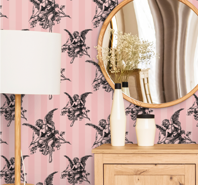 Papier peint baroque anges baroques - TenStickers