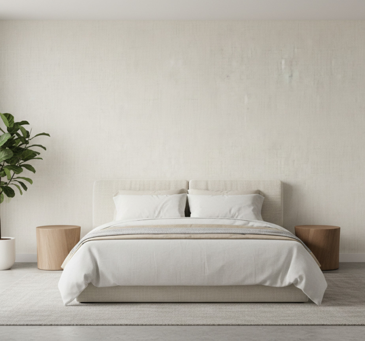 Papier peint autres textures lin neutre - TenStickers