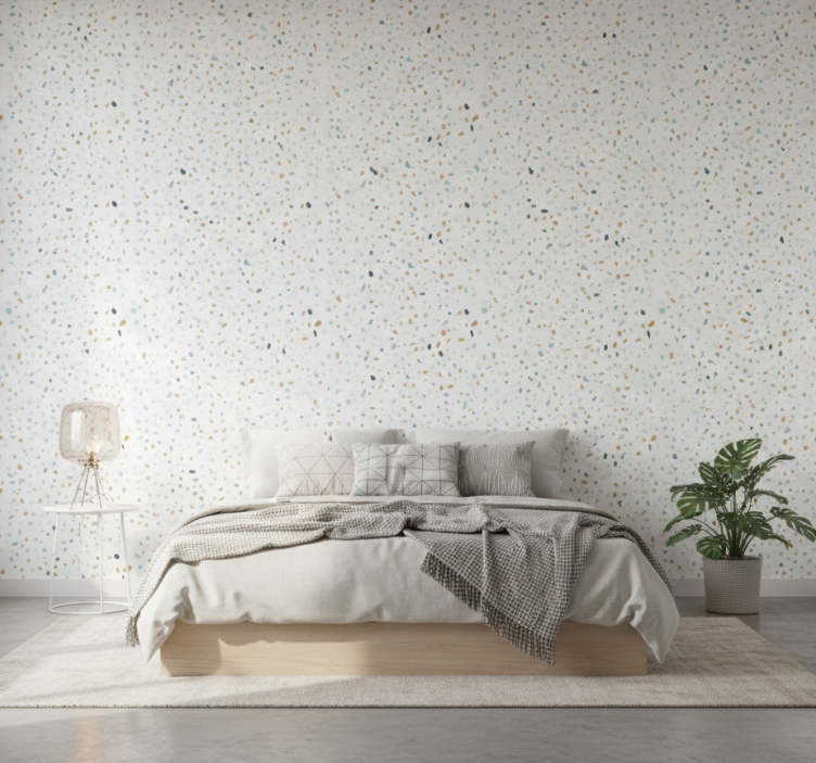 Papier peint autres textures style nordique terrazzo - TenStickers