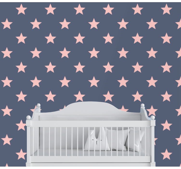 Papier peint étoiles motif nuit étoilée - TenStickers