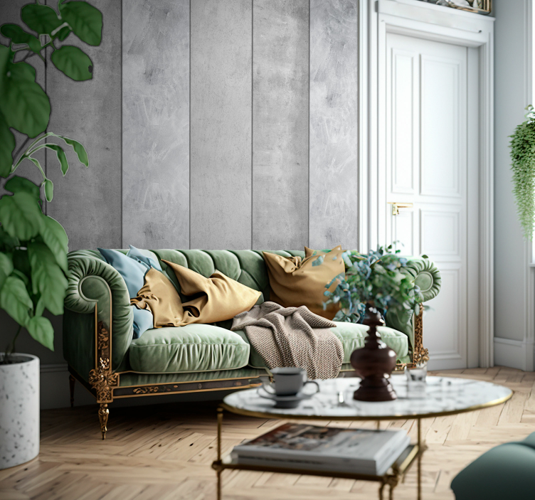 Papier peint béton mur de ciment texturé - TenStickers