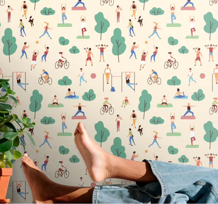 Papier peint nature activités de plein air - TenStickers