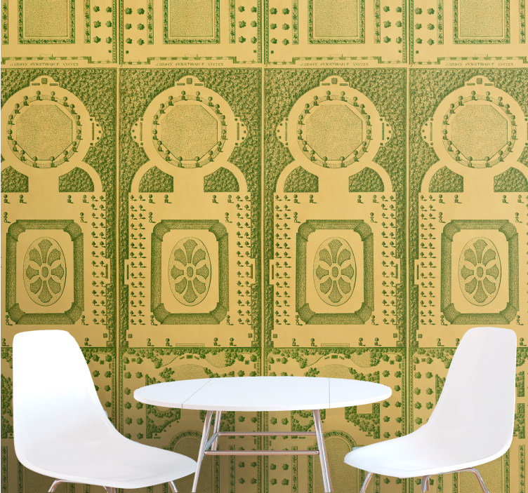 Papier peint nature conception de paysage de jardin - TenStickers