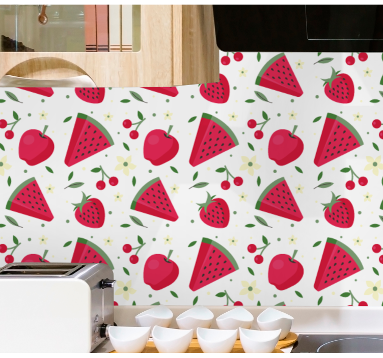 Papier peint nature motif de fruits - TenStickers