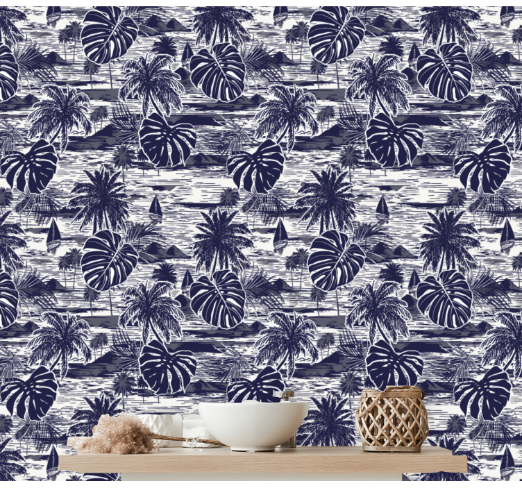 Papier peint nature paysage marin tropical - TenStickers