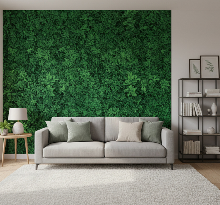 Papier peint nature vert profond - TenStickers