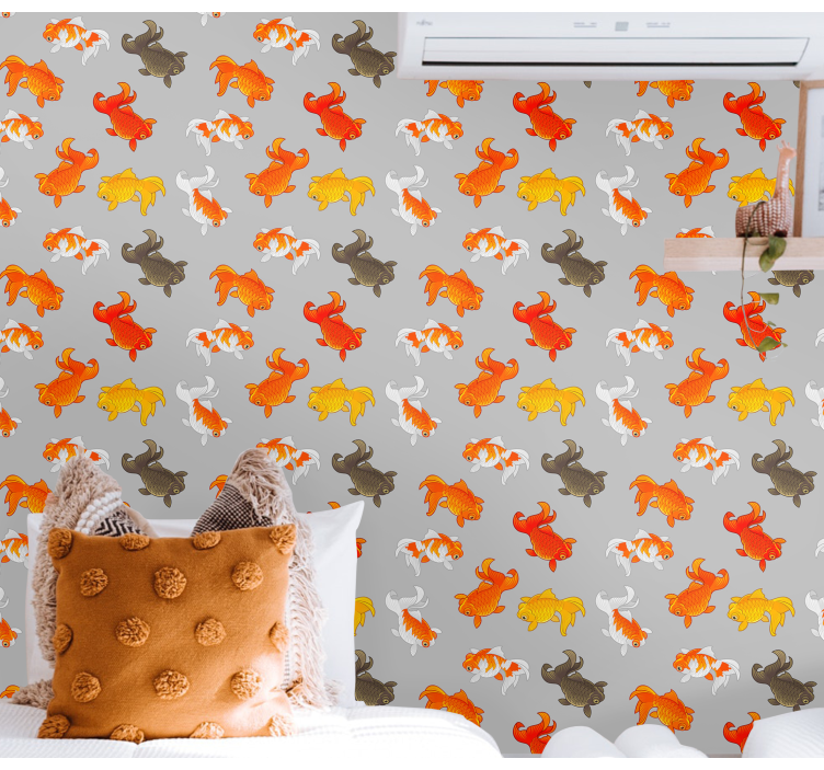 Papier peint poissons motif aquatique - TenStickers