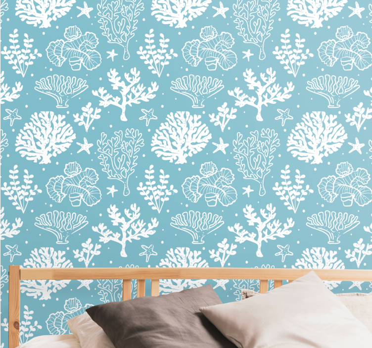 Papier peint poissons plantes sous-marines - TenStickers