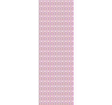 Papier peint entrée motif rose incurvé - TenStickers