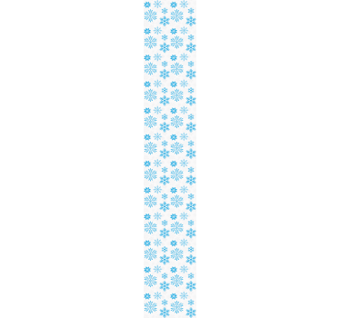 Papier peint Noël flocons de neige d'hiver - TenStickers